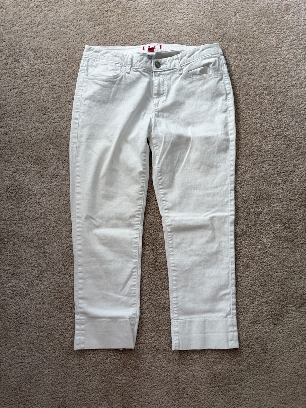 White Women's Cropped Jeans